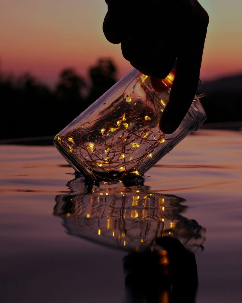 Isn't it beautiful -  beautiful bottle with candles 