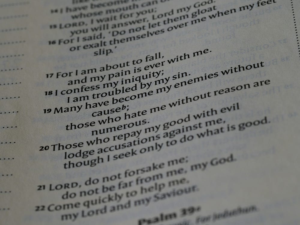 My Confession: A Story of True Courage book open with a prayer written inside