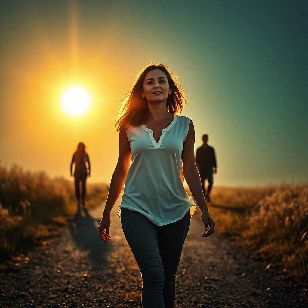 Now I Walk First toward my own truth. A story of maturity, courage, and the freedom of choosing your own path in life.