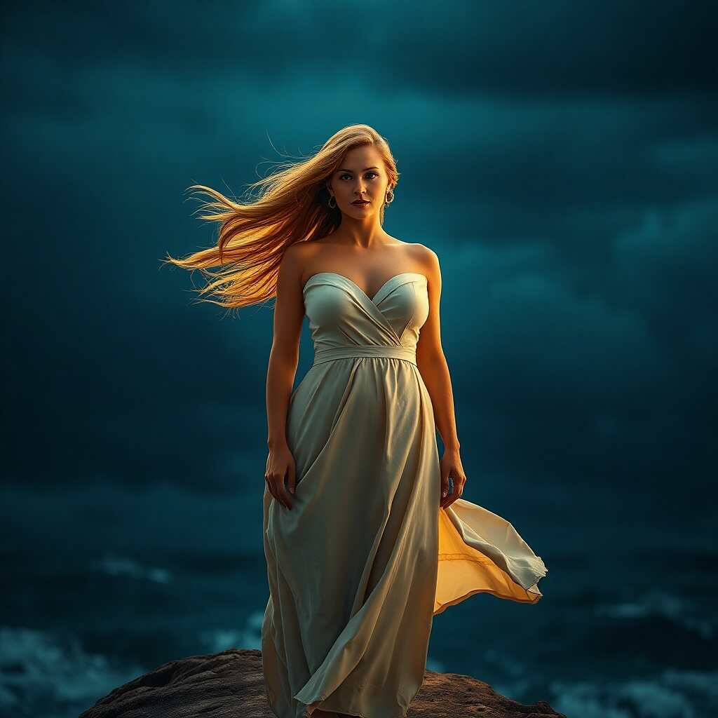 Proud woman soul standing strong - Magma Star