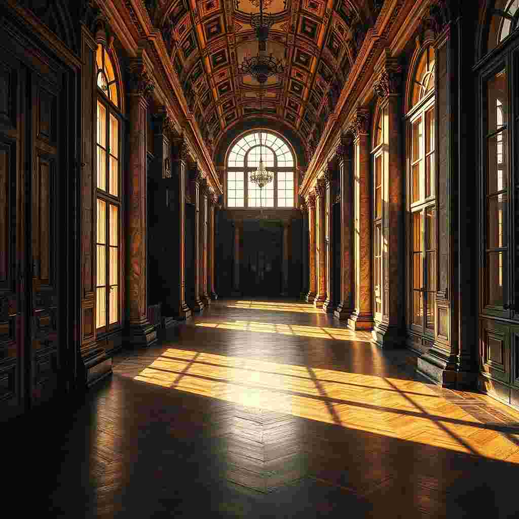 Whisper of Rocks Under Velvet - Versailles style soul geology aesthetic.
