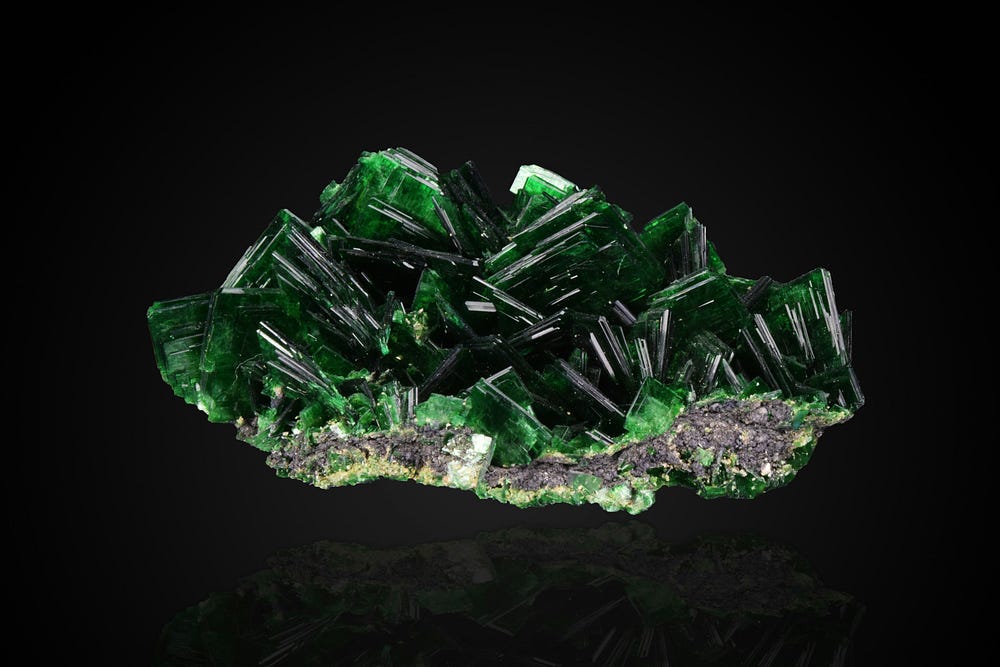 Emerald petrogenesis and the victory of life over rock.