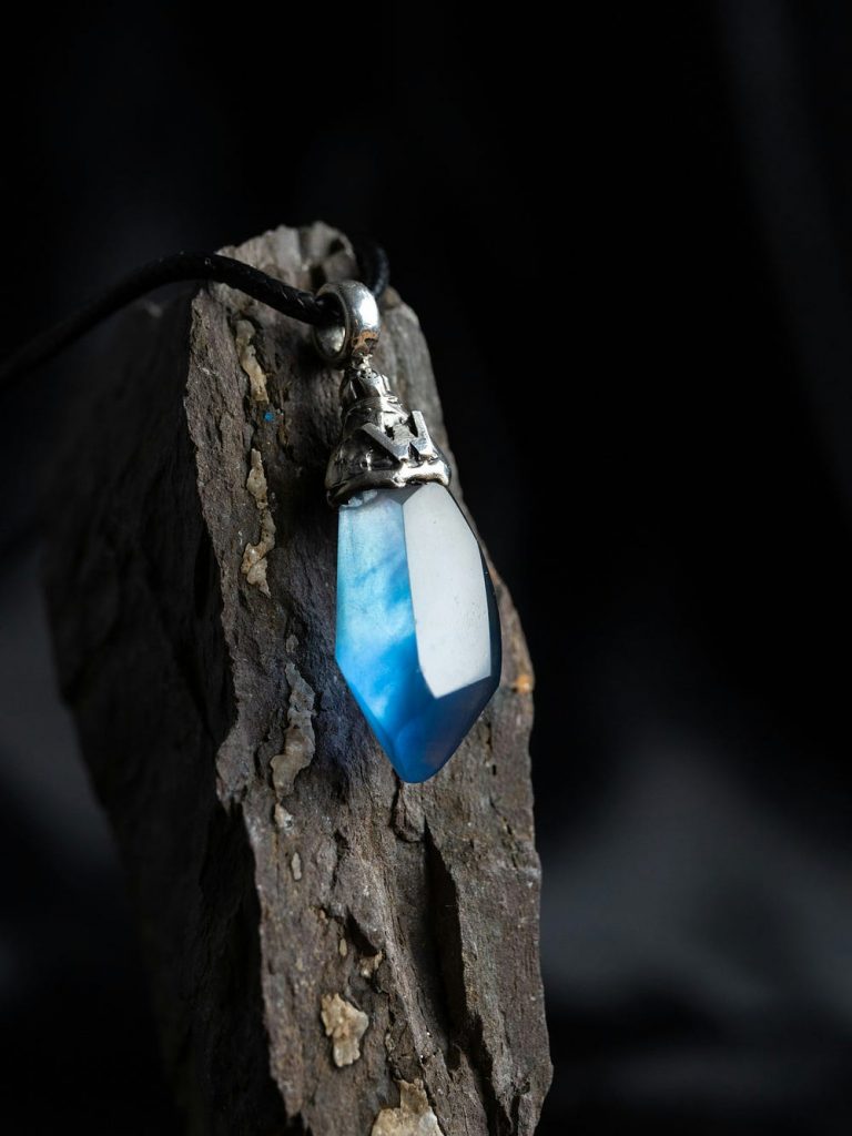 Aquamarine patience and clarity in water mineralogy.