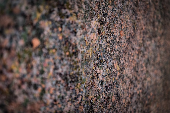 Granite Wall Algorithm - Magma Star soul geology aesthetic.