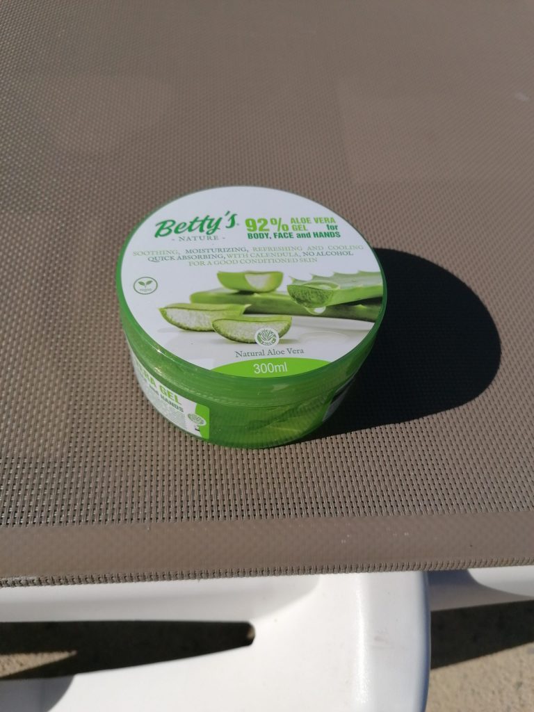 Aloe Vera and champagne for Liquid Serenity