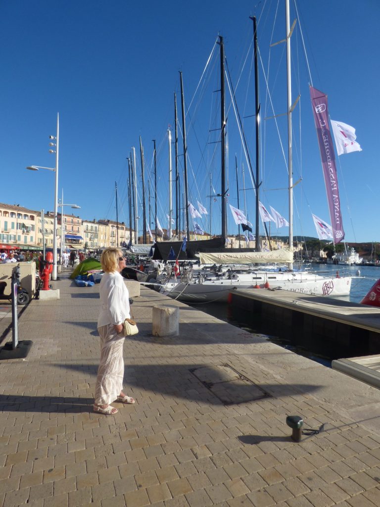 Sanja on Saint-Tropez waterfront Azure Equilibrium Day 9